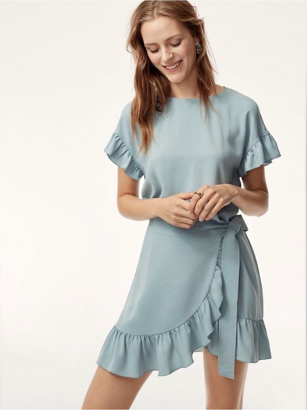ARITZIA Wilfred Ninette Wrap Dress - BLACK